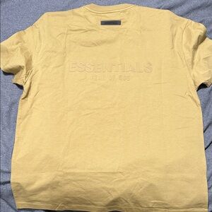 Essentials Short Sleeve Tee in Mustard